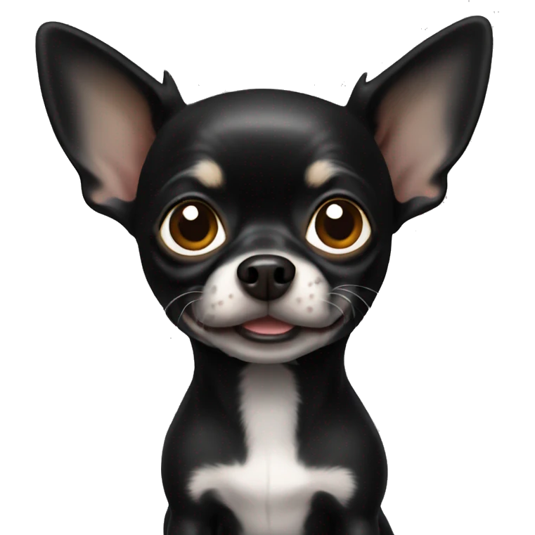 Black chihuahua emoji