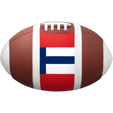 Football Captains Armband in Norwegian flag emoji