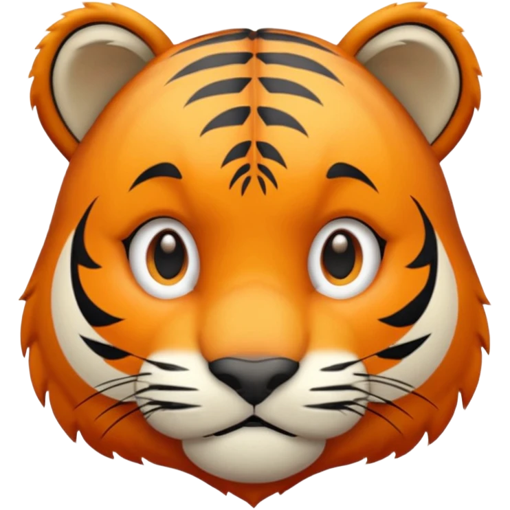 Derpy tiger emoji