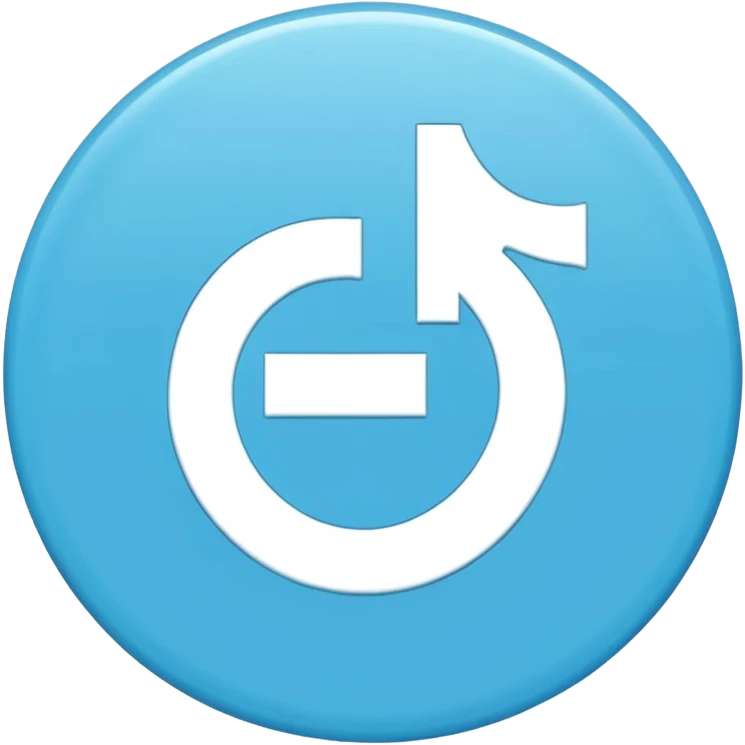 A sky-blue circle and a ☑️ With a Verified type tiktok checker symbol emoji