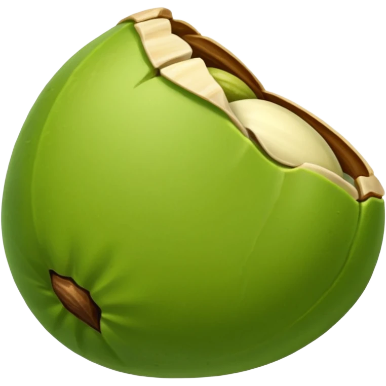 Picole de pistacho emoji