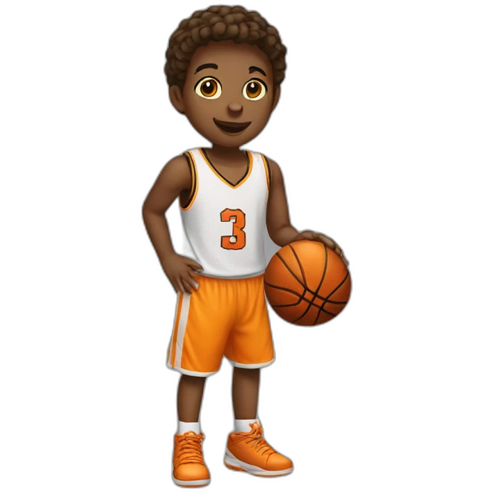 kid play basketball emoji