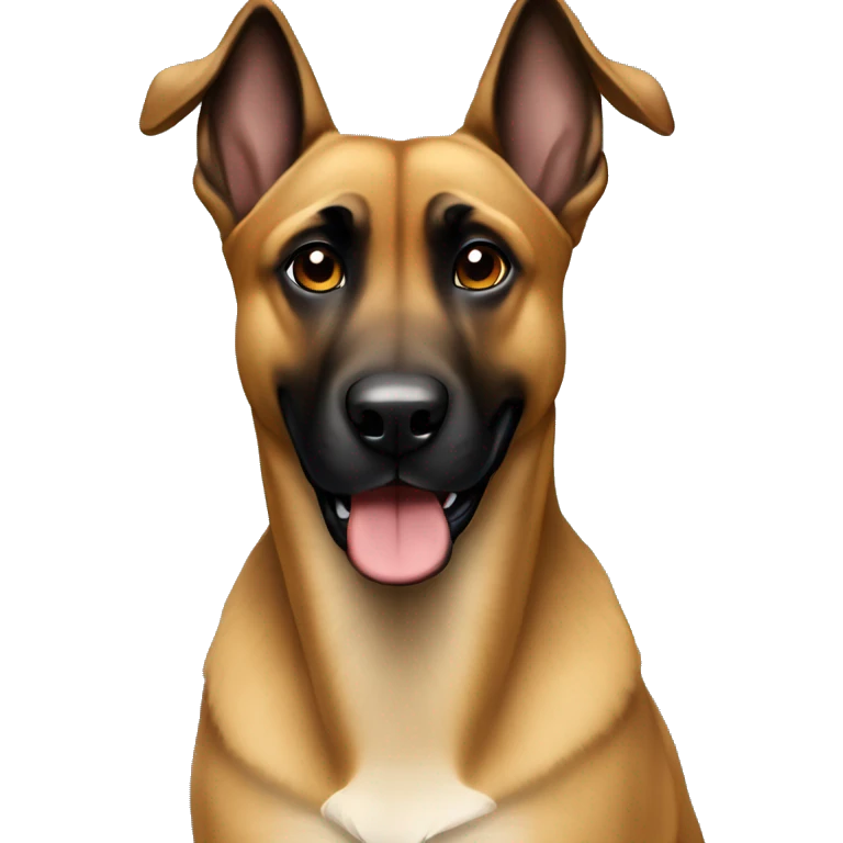 malinois prends des notes emoji
