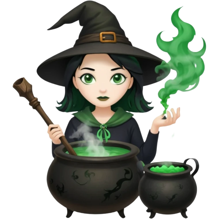 witch preparing poison emoji