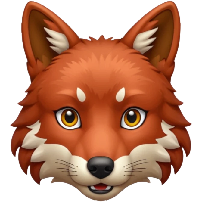 red wolf emoji