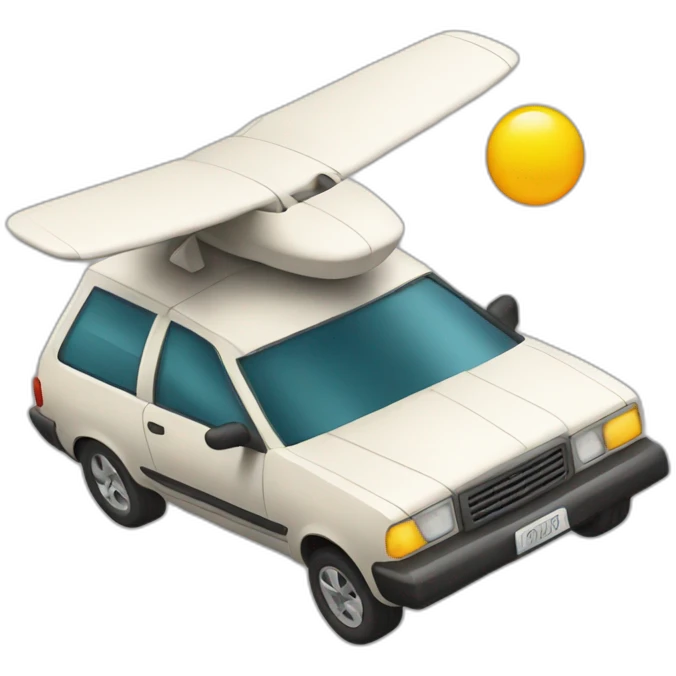 Flying car emoji emoji