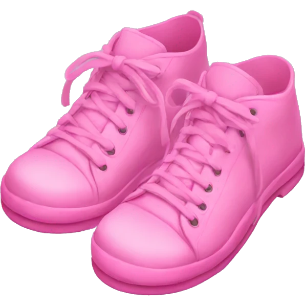 Pink shoes emoji