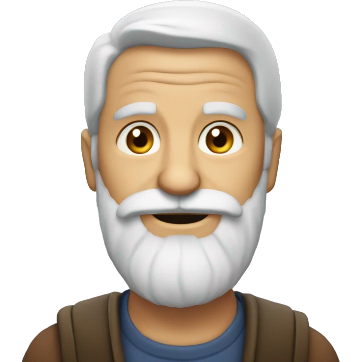 anciano con barba emoji