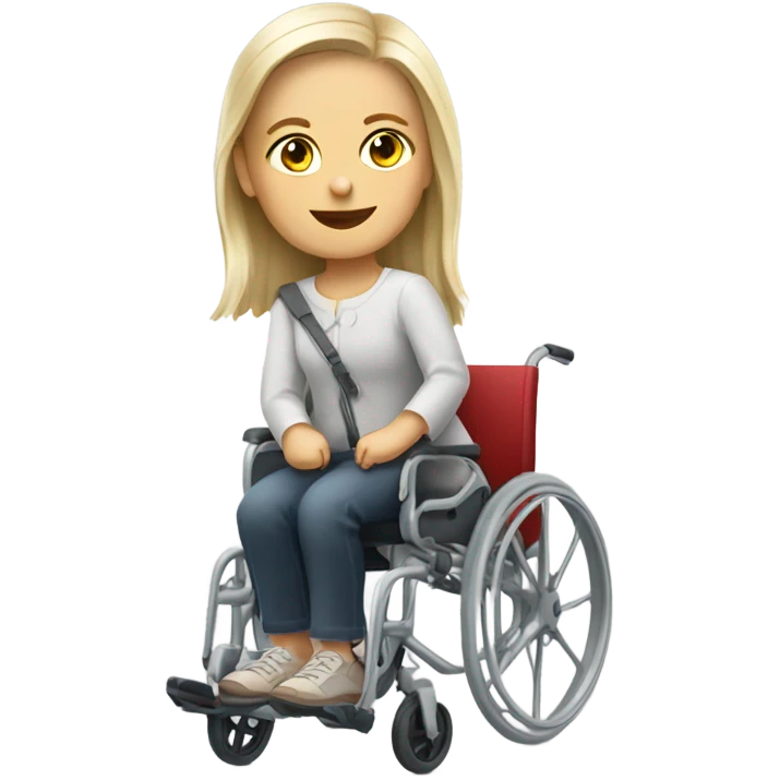 Poland Girl in a wheelchair  emoji