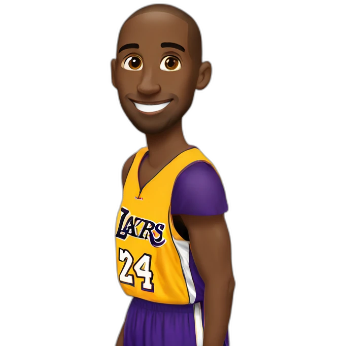 young kobe Bryant emoji