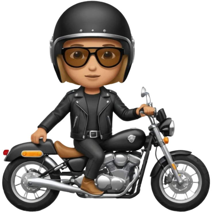 rider riding motorbiker emoji