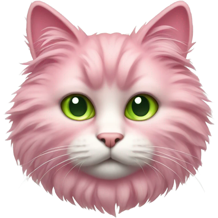 Pink cat emoji