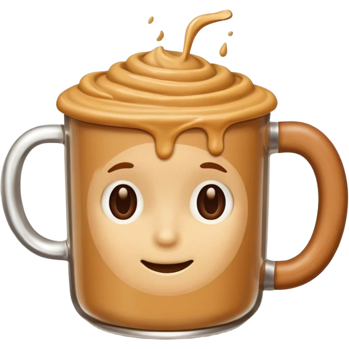 peanut butter coffee emoji