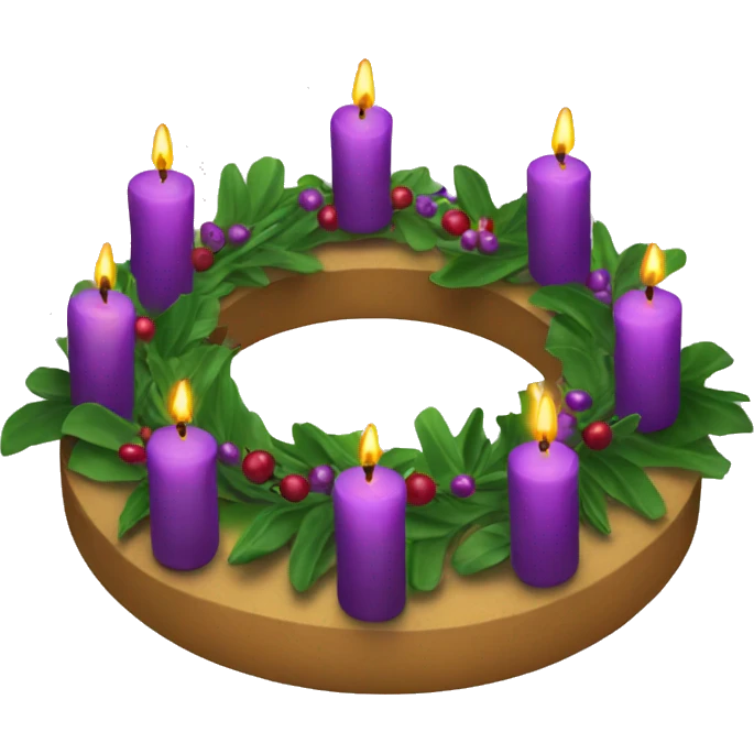 Advent wreath  emoji