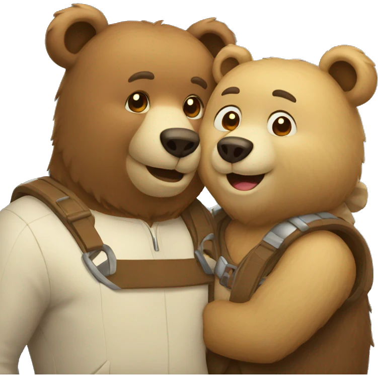 bear couple emoji