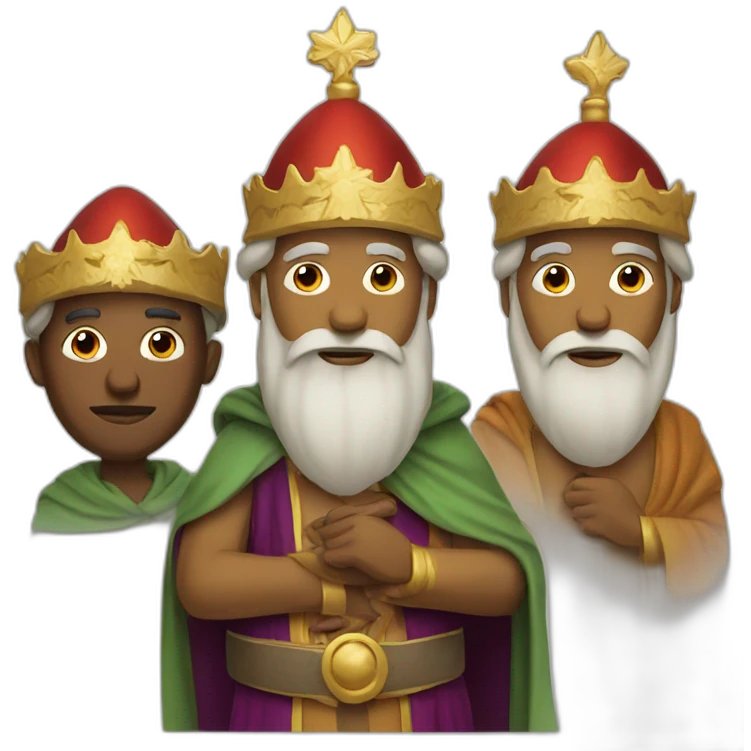 three wise men emoji