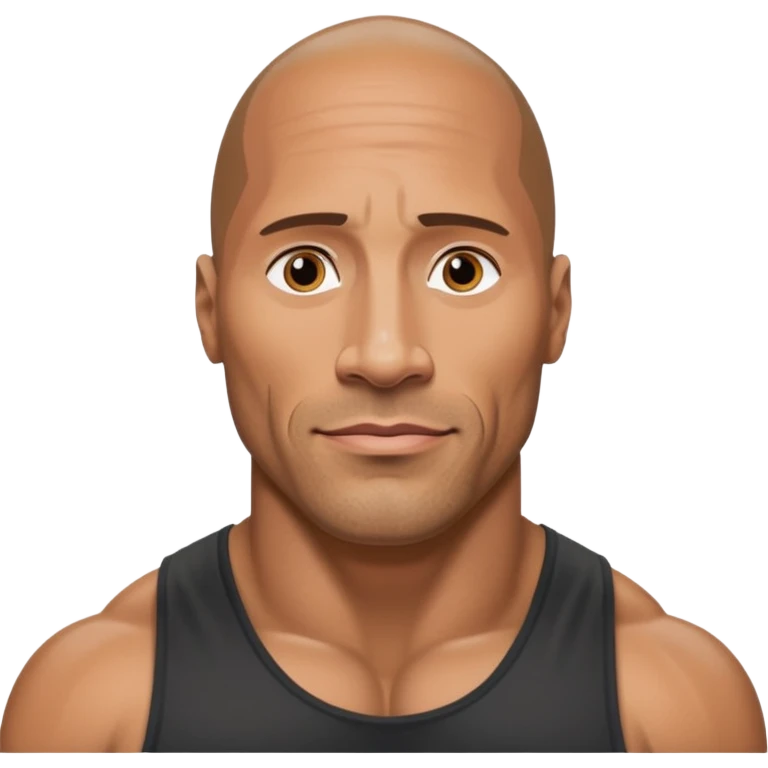 dwayne the rock johnson emoji