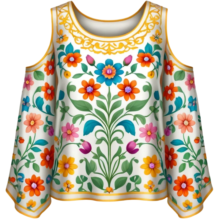 Floral top emoji
