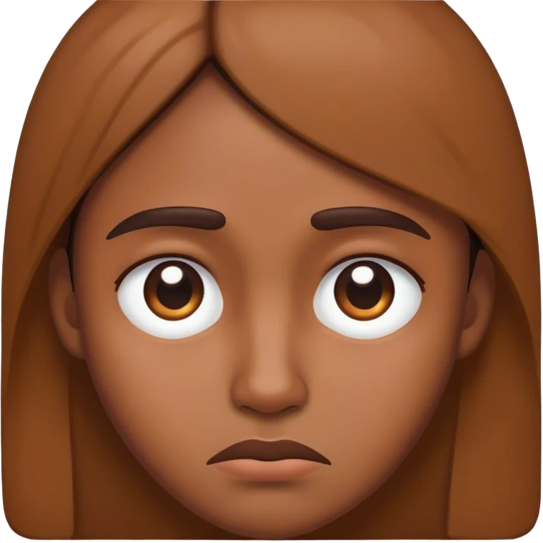 انسان حزين  emoji