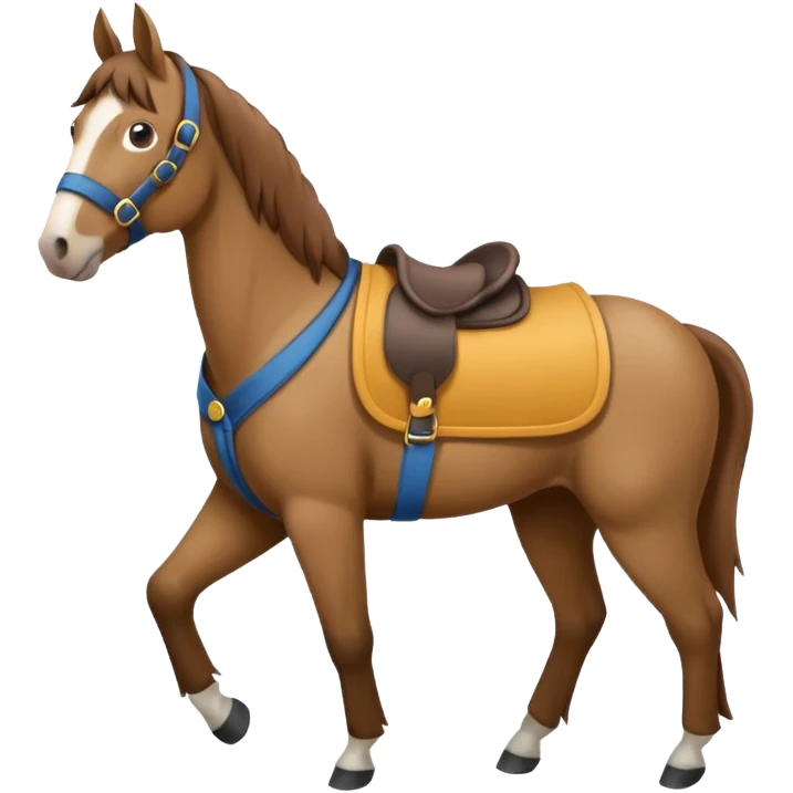 Horse wearing pants  emoji