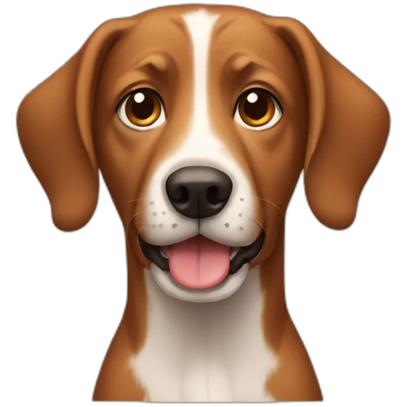 brown dog emoji