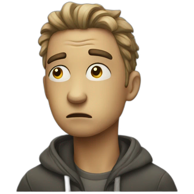 Triste emoji