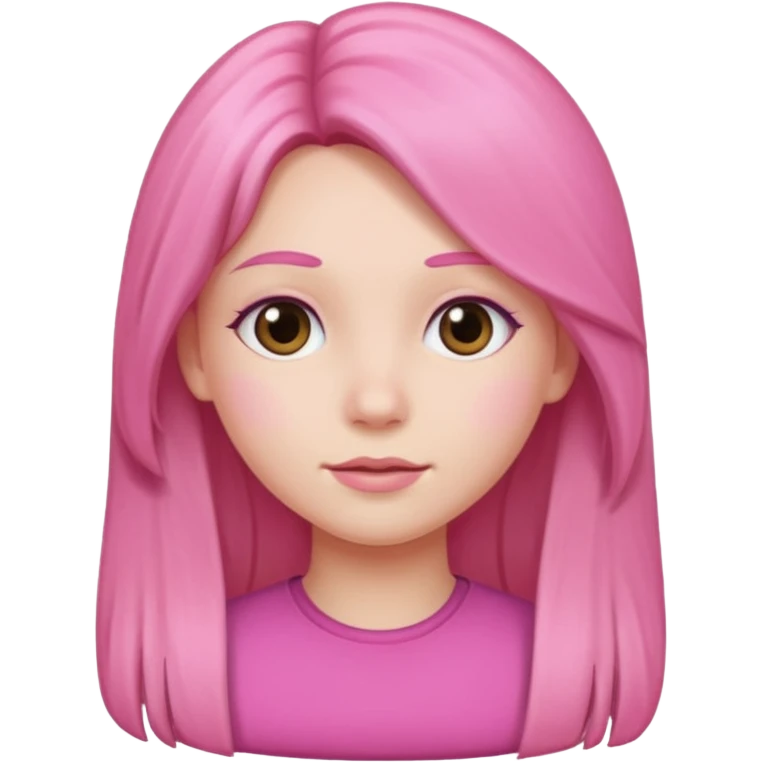 Pink girl emoji