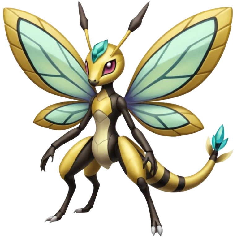 Meloetta-Beedrill-Manectric-Palkia-Cresselia-fusion emoji