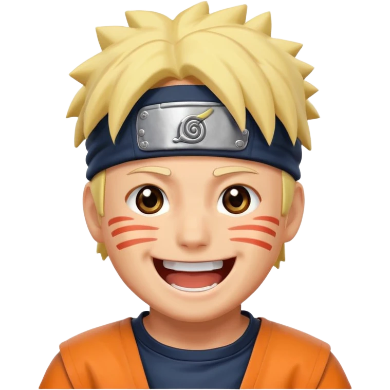 Naruto laugh reactions emoji
