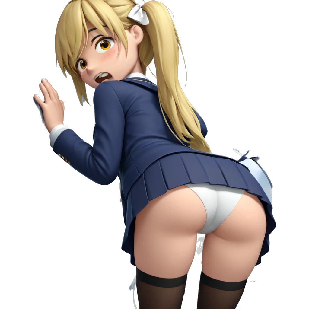 embarrassed schoolgirl in distress emoji