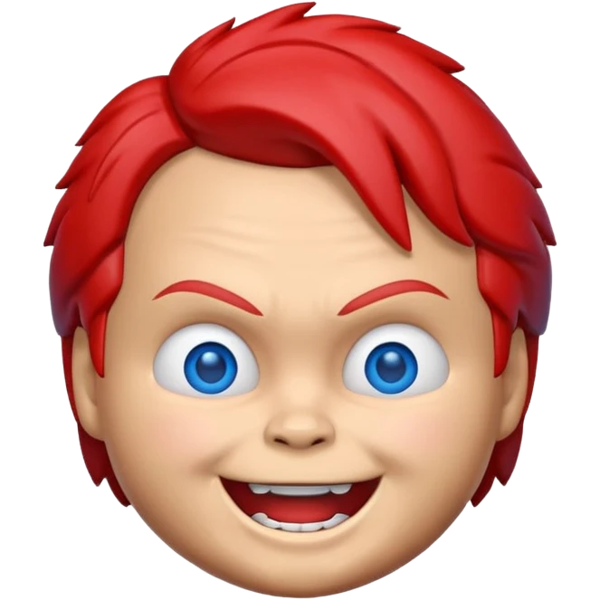 Un emojin de chuky emoji