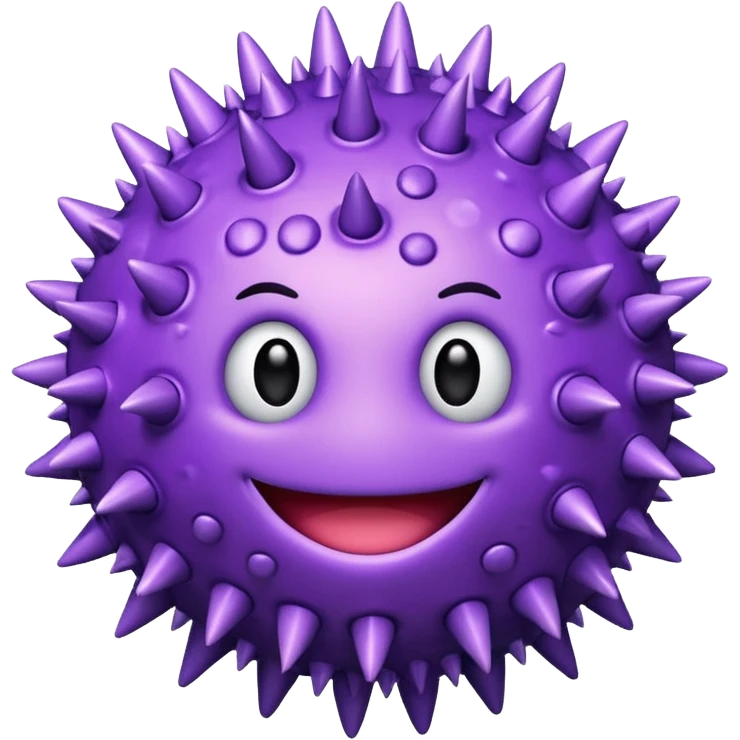 smiling purple virus emoji