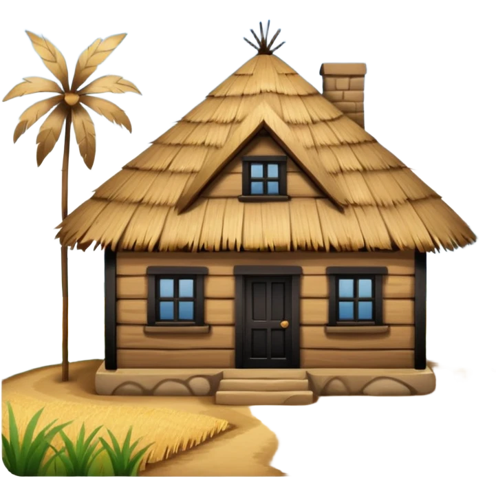 old times primitive house emoji