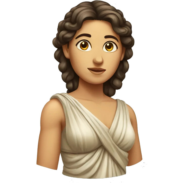 Ancient greece woman full body emoji