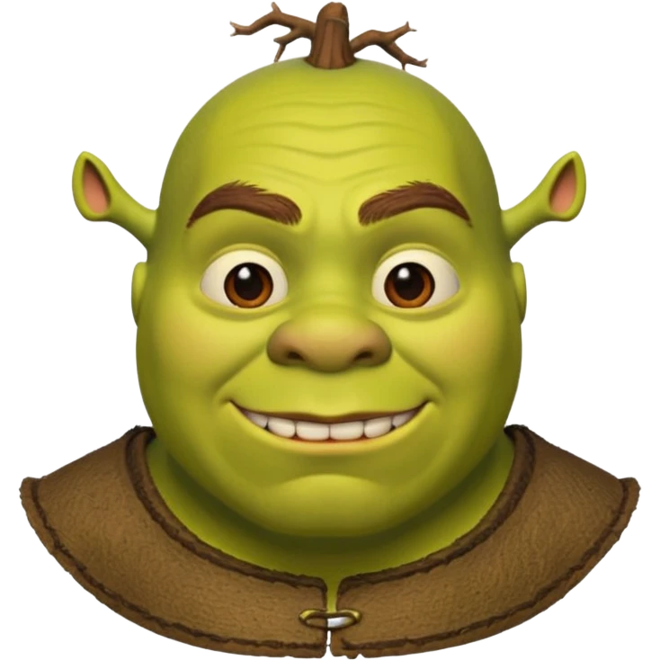 Shrek incrédulo emoji
