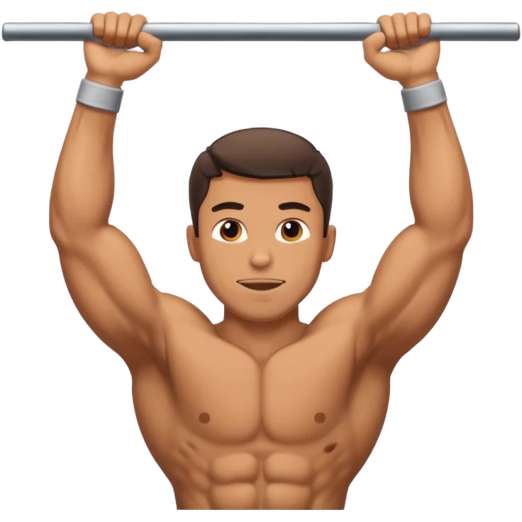 a man pullups emoji