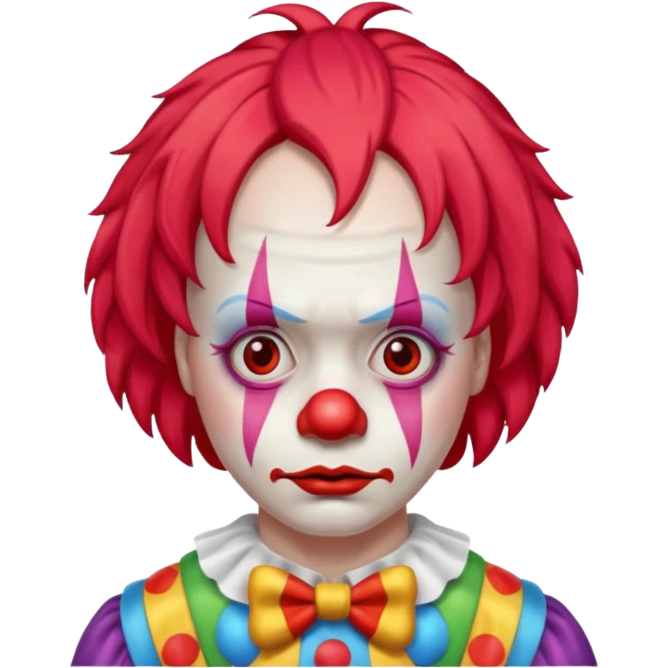 Sad clown emoji