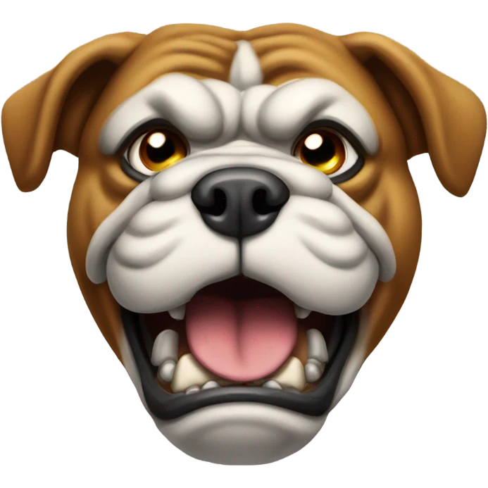 Folsom High School Bull dog face emoji