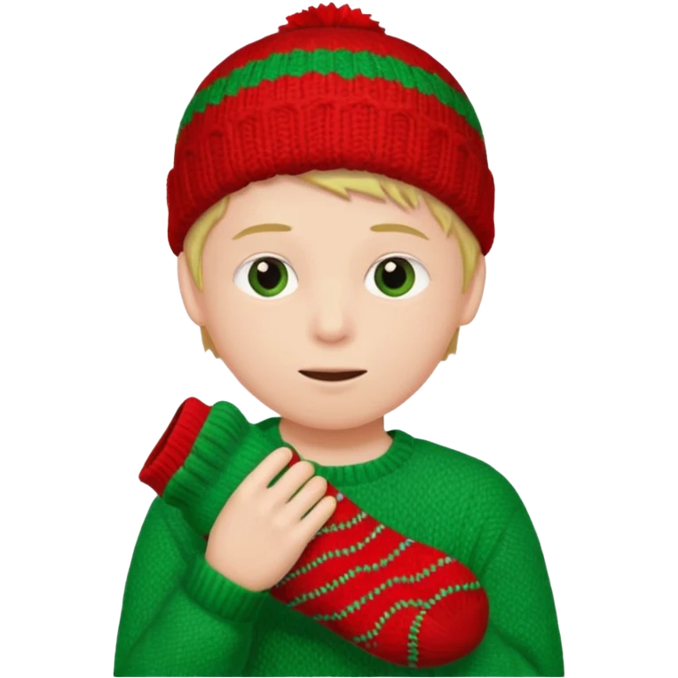 پسر و جوراب تو دستش emoji