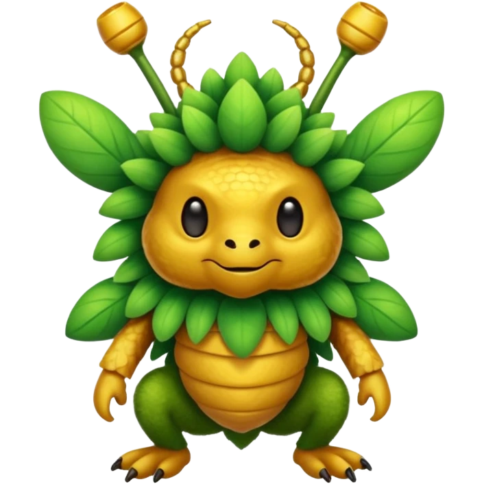 Grassy honey beeking beekong king Fakémon-fusion-creature emoji