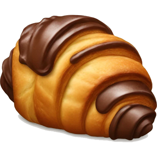 Chocolate croissant  emoji