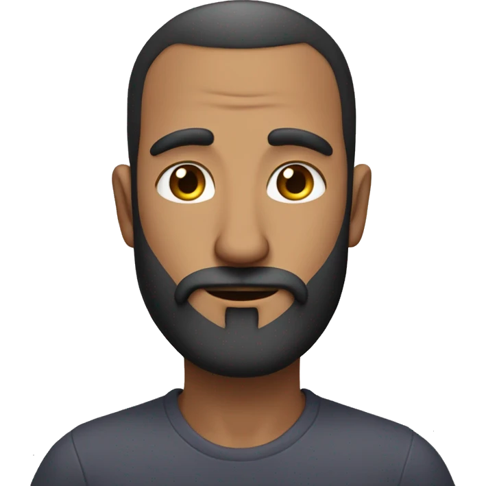guy with long nose, receding hairline, wearing a kipa,  full beard, 
 rubbing his hands together. emoji