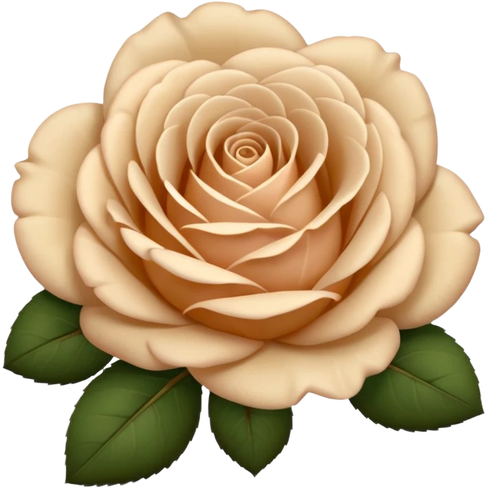 beige rose emoji