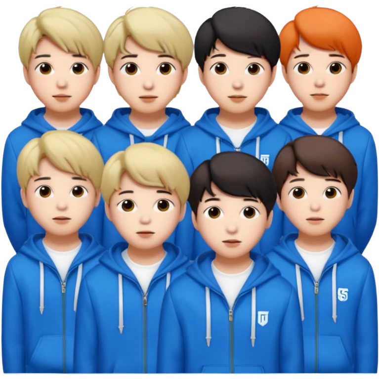 BTS K-pop group emoji