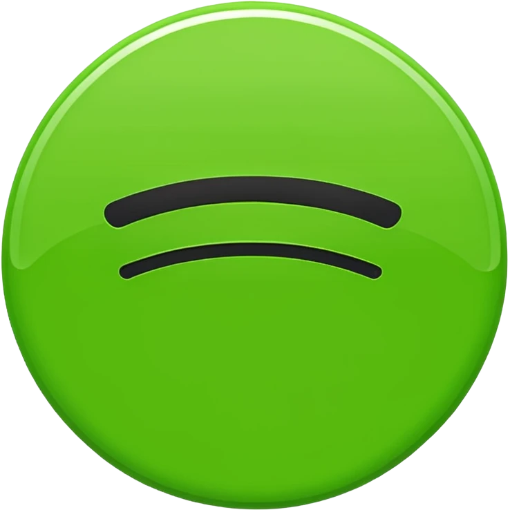 the spotify logo emoji