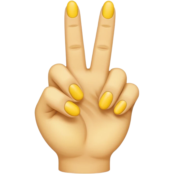 A emoji showing middle finger emoji
