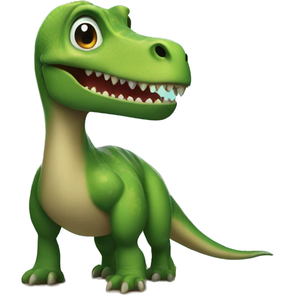 Dinosaur in a island  emoji