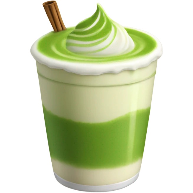 Matcha latte emoji