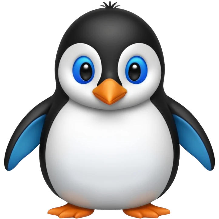 linux tux emoji