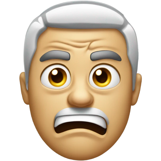 emoji making a angry face emoji
